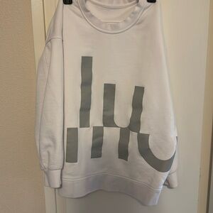 White Lululemon Sweatshirt